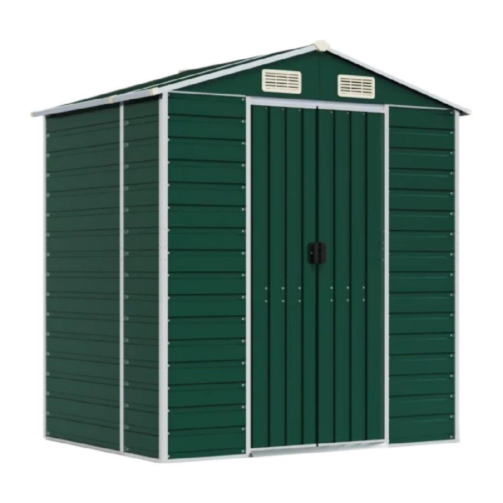 Garden storage shed for outdoor use made of metal - 150 x 100 x 200