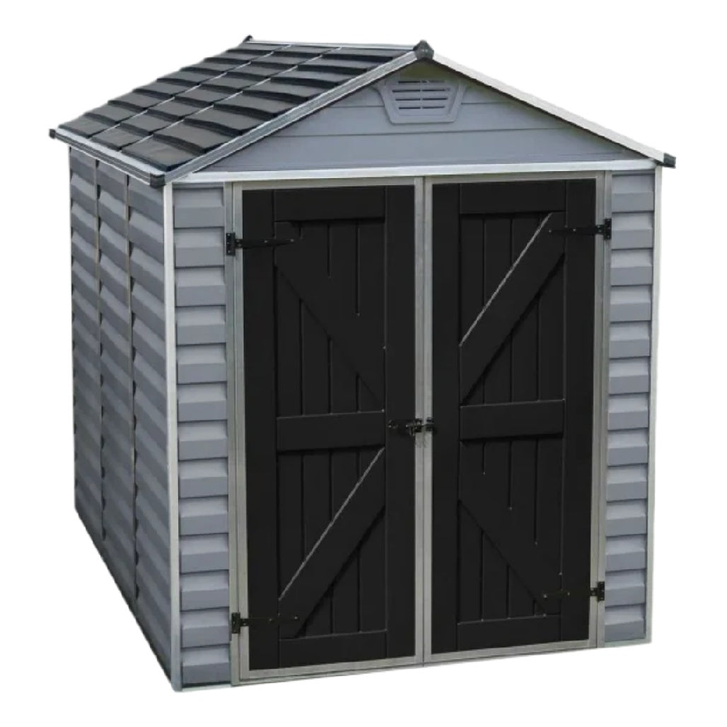 Garden Storage Shed for Outdoor Use in Metal - 120 x 100 x 180 cm