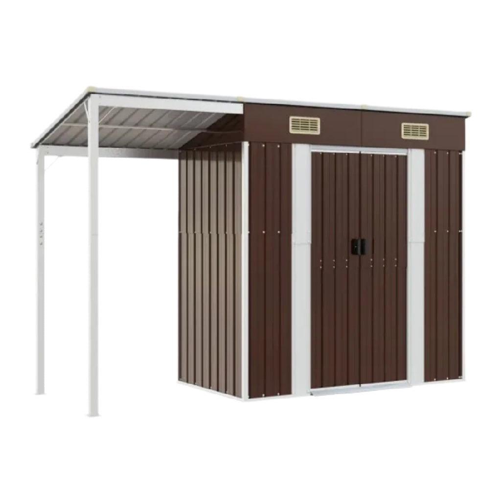 Storage Shed for Outdoor Use Made of Steel - 150 x 112 x 155