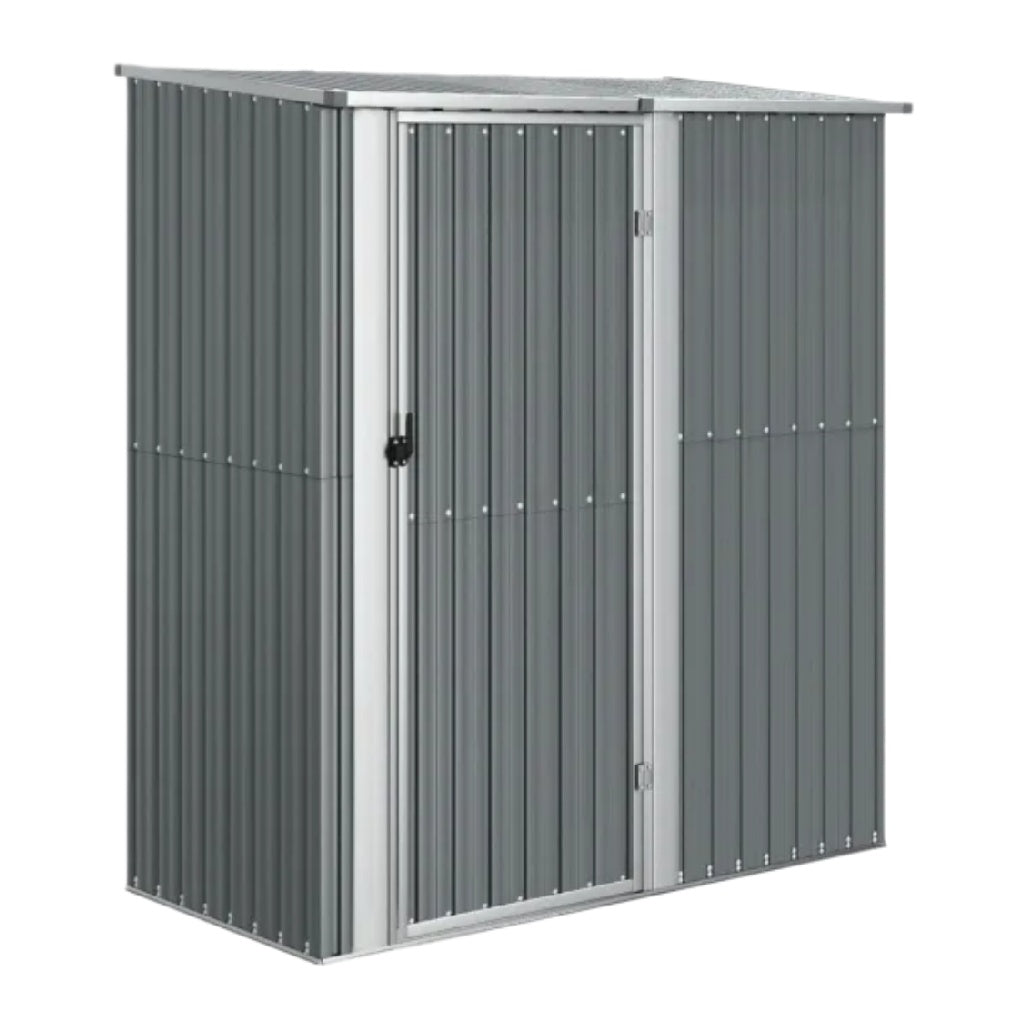 Metal Storage Shed for Outdoor Use - Steel Construction - 150 x 80 x 120