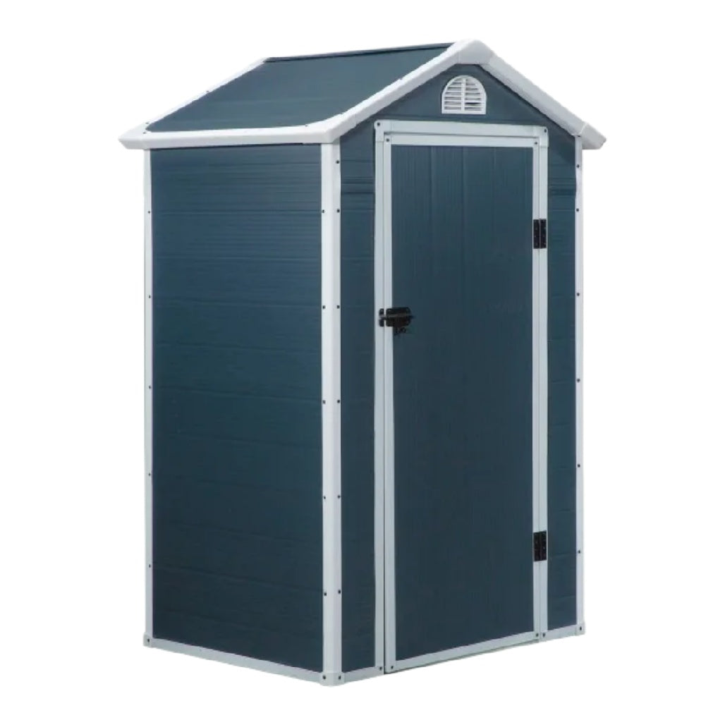 Garden Storage Shed for Outdoor Use in Metal - 120 x 80 x 180